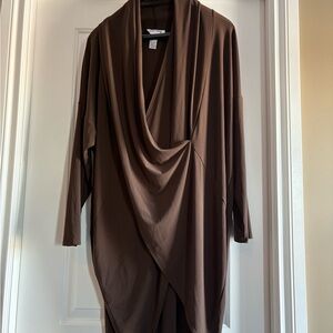 Joseph Ribkoff Chocolate Long Sleeve Top